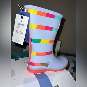 Joules Kids Multicolor Striped Rain Boots